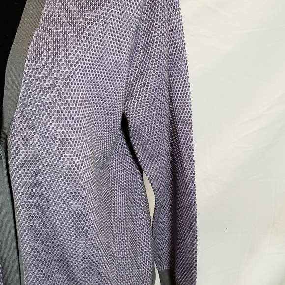 Pendleton Women's Purple And Gray Long Sleeve Cardigan Sweater Sz L - Picture 5 of 8